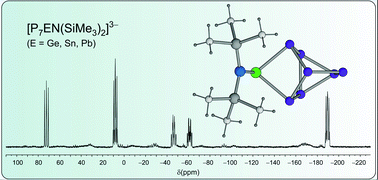 Graphical abstract: Heptaphosphide cluster anions bearing group 14 element amide functionalities