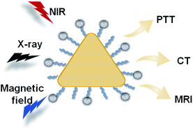 Graphical abstract: T1-Weighted MR/CT dual-modality imaging-guided photothermal therapy using gadolinium-functionalized triangular gold nanoprism