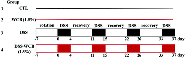 Graphical abstract: Dietary cranberry suppressed colonic inflammation and alleviated gut microbiota dysbiosis in dextran sodium sulfate-treated mice