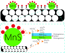 Graphical abstract: Effective removal of Cr(vi) from aqueous solution by biochar supported manganese sulfide