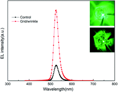 Graphical abstract: Light extraction from quantum dot light emitting diodes by multiscale nanostructures