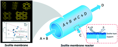 Graphical abstract: Zeolite membrane reactors: from preparation to application in heterogeneous catalytic reactions