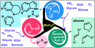 Graphical abstract: Deoxygenation reactions in organic synthesis catalyzed by dioxomolybdenum(vi) complexes