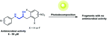 Graphical abstract: Photodegradable antimicrobial agents − synthesis, photodegradation, and biological evaluation