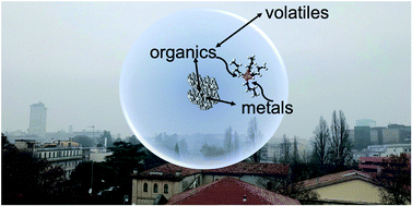 Graphical abstract: Emerging investigator series: aqueous-phase processing of atmospheric aerosol influences dissolution kinetics of metal ions in an urban background site in the Po Valley
