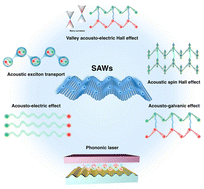 Graphical abstract: Surface acoustic wave induced phenomena in two-dimensional materials