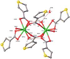 Graphical abstract: Synthesis, structure, and corrosion inhibiting properties of REIII 3-thiophenecarboxylate complexes
