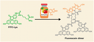 Graphical abstract: Visualization detection of mycotoxin patulin in fruit juices by a small-molecule fluorescent probe
