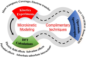 Graphical abstract: Microkinetic studies for mechanism interpretation in electrocatalytic CO and CO2 reduction: current and perspective
