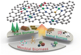 Graphical abstract: Nanostructured single-atom catalysts derived from natural building blocks