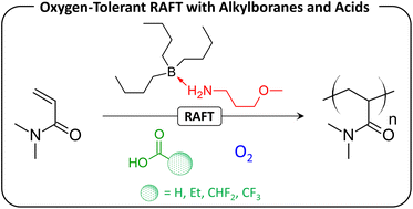 Graphical abstract: Alkylborane initiated RAFT polymerization: impact of carboxylic acid deblockers