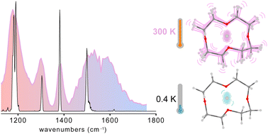 Graphical abstract: Spectroscopic investigation of proton bonding at sub-kelvin temperatures