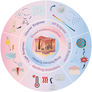 Graphical abstract: The integration of wound treatment and detection based on biological macromolecules