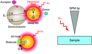 Graphical abstract: Scanning probe microscopy for real-space observations of local chemical reactions induced by a localized surface plasmon