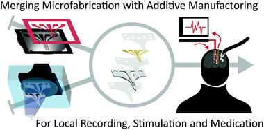 Graphical abstract: Hybrid fabrication of multimodal intracranial implants for electrophysiology and local drug delivery