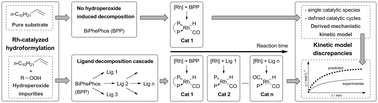 Graphical abstract: Impact of minor amounts of hydroperoxides on rhodium-catalyzed hydroformylation of long-chain olefins