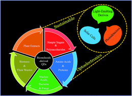 Graphical abstract: Biomolecule-derived quantum dots for sustainable optoelectronics