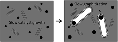 Graphical abstract: The effect of precursor structure on porous carbons produced by iron-catalyzed graphitization of biomass