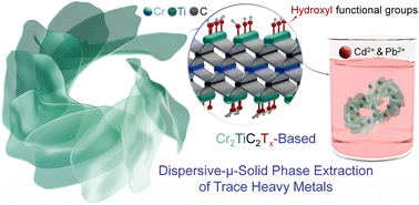 Graphical abstract: Cr2TiC2Tx MXene as an adsorbent material in ultrasonic-assisted d-μ-solid phase extraction for trace detection of heavy metals