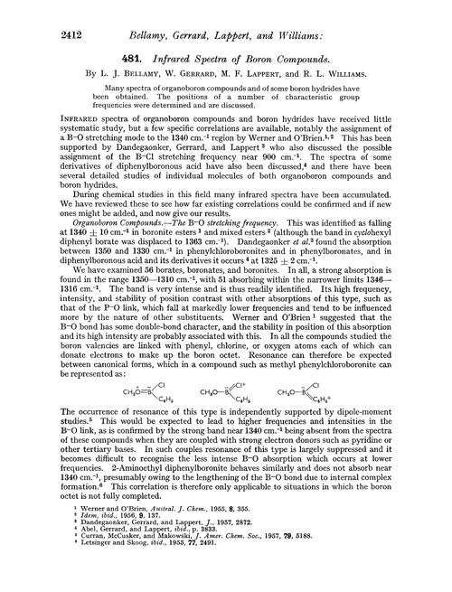 481. Infrared spectra of boron compounds