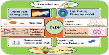 Graphical abstract: Thermally activated delayed fluorescence materials: innovative design and advanced application in biomedicine, catalysis and electronics