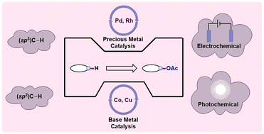 Graphical abstract: Harnessing C–H acetoxylation: a gateway to oxygen-enriched organic frameworks