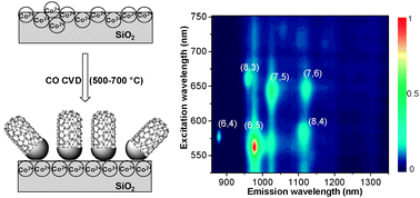 Graphical abstract: Selective growth of SWNTs on partially reduced monometallic cobalt catalyst