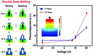 Graphical abstract: Multi-floor cascading ferroelectric nanostructures: multiple data writing-based multi-level non-volatile memory devices