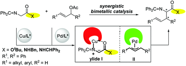 Graphical abstract: Pd/Cu dual catalysis: highly enantioselective access to α-substituted α-amino acids and α-amino amides