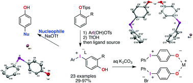 Graphical abstract: Preparation and structure of phenolic aryliodonium salts