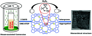 Graphical abstract: Fast synthesis of hierarchical Al-free Ti-BEA plate-like nanocrystals from low-templated dry gel via a steam-assisted conversion method