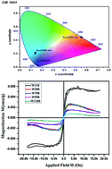 Graphical abstract: Influence of defect structure on colour tunability and magneto optical behaviour of WO3 nanoforms