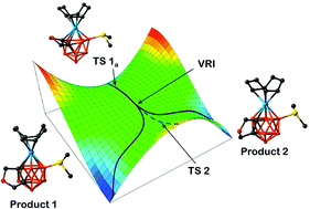 Graphical abstract: Pathway bifurcations in the cage rearrangement of metallacarboranes: experimental and computational evidence