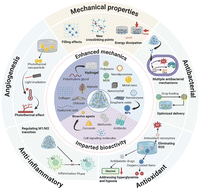 Graphical abstract: Multifaceted role of nanocomposite hydrogels in diabetic wound healing: enhanced biomedical applications and detailed molecular mechanisms