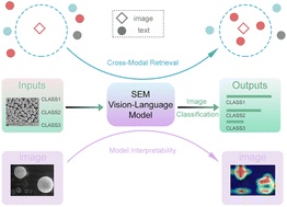 Graphical abstract: A visual language model enabling intelligent nanomaterial scanning electron micrograph annotation