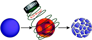 Graphical abstract: Impact of high-frequency ultrasound on nanocomposite microcapsules: in silico and in situ visualization