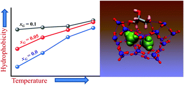 Graphical abstract: Influence of glycerol on the cooling effect of pair hydrophobicity in water: relevance to proteins’ stabilization at low temperature