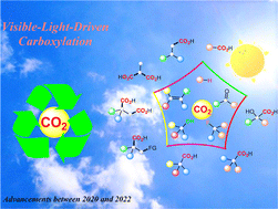 Graphical abstract: Recent advancements in visible-light-driven carboxylation with carbon dioxide