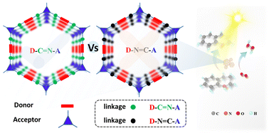 Graphical abstract: Directing robust built-in electric fields via imine linkage orientation in COFs for efficient dehydrogenative organic transformation coupled with H2O2 photosynthesis