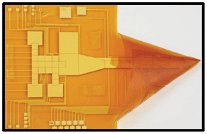 Graphical abstract: Microfluidic origami: a new device format for in-line reaction monitoring by nanoelectrospray ionization mass spectrometry