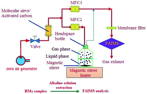Graphical abstract: Fast and sensitive determination of sulfur dioxide in herbal medicines by microchip-based field asymmetric-wave ion mobility spectrometry