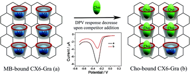 Graphical abstract: Indicator displacement assay for cholesterol electrochemical sensing using a calix[6]arene functionalized graphene-modified electrode
