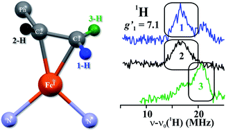 Graphical abstract: ENDOR characterization of an iron–alkene complex provides insight into a corresponding organometallic intermediate of nitrogenase