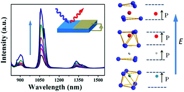 Graphical abstract: The electrical enhancement and reversible manipulation of near-infrared luminescence in Nd doped ferroelectric nanocomposites for optical switches