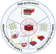 Graphical abstract: Surface engineering in CsPbX3 quantum dots: from materials to solar cells