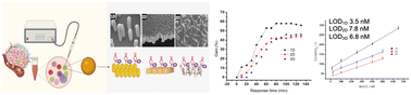 Graphical abstract: Nano-dimensionality effect on electrochemical aptamer-based sensor performance for MUC1 liquid biopsy