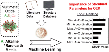 Graphical abstract: Machine learning-aided unraveling of the importance of structural features for the electrocatalytic oxygen evolution reaction on multimetal oxides based on their A-site metal configurations