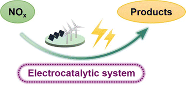 Graphical abstract: Electrocatalytic systems for NOx upgrading
