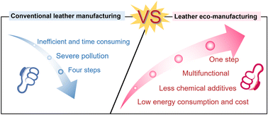 Graphical abstract: “One-for-all” on-demand multifunctional fluorescent amphoteric polymers achieving breakthrough leather eco-manufacturing evolution