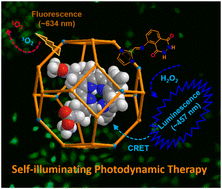 Graphical abstract: MOF-based nanoagent for self-illuminating photodynamic therapy